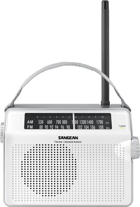 Actual product image Sangean PR -D6 - Portable radio - White (A500274) (FM, AM)