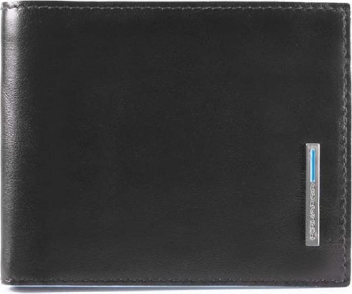 Image du produit Piquadro Blue Square - Portefeuille pour homme avec rabat, fenêtre d'identification et pochette à monnaie