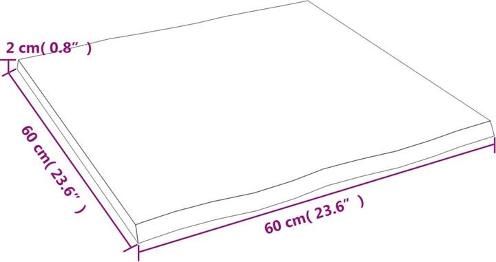 Produktbild VidaXL Chaim (60 x 60 x 2 cm)