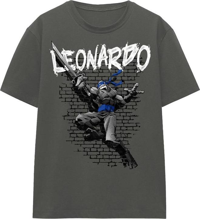 Actual product image Teenage Mutant NT Unisex Adult Leonardo T-Shirt (M)