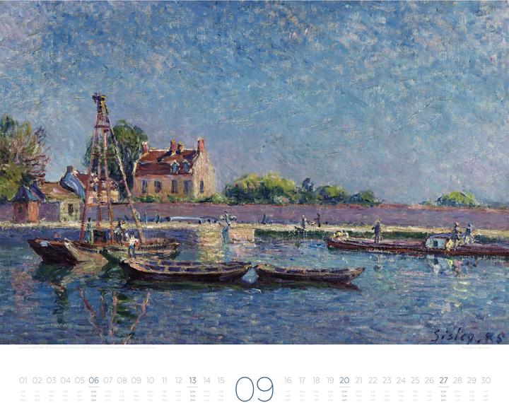 Actual product image Die Kunst der Stille Kalender 2026 (54 x 48 cm, Hardcover, French, German, English)