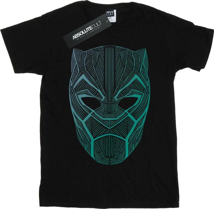 Produktbild Jungen Schwarzer Panther Tribal Maske TShirt (140, 146)