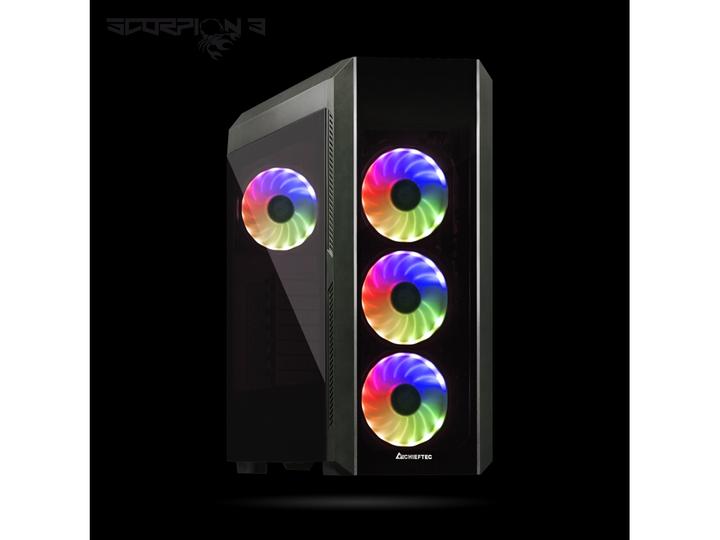Actual product image Chieftec Scorpion 3 (mATX, Mini-ITX, ATX)