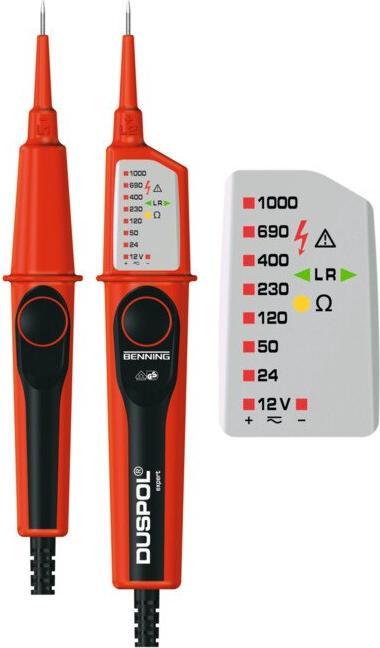 Produktbild Benning Zweipoliger Spannungsprüfer DU (CAT IV 600V, CAT III 1000V)