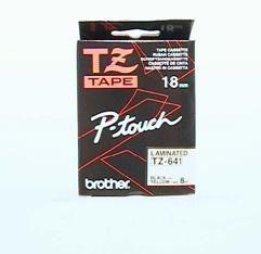 Actual product image Brother Tze-641 (1.80 cm, Yellow, Black)