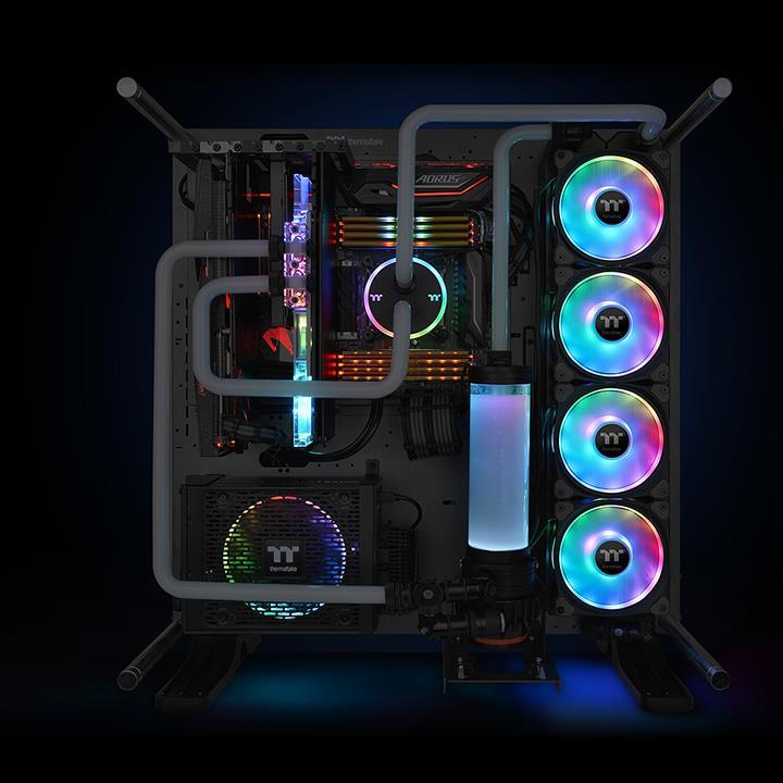 Image du produit Thermaltake Riing Duo 12 RGB LED Fan - 120mm Set of 3 (120 mm, 3 x)