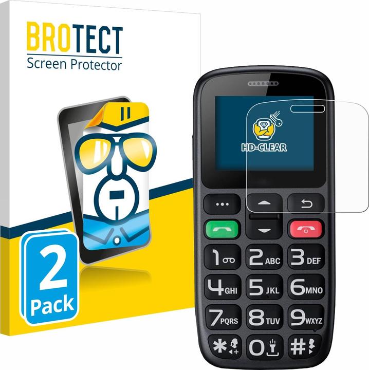 Produktbild BROTECT Schutzfolie Displayschutz Klar (2 Stück, Samsung Galaxy S2 Plus)