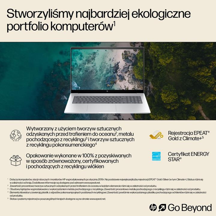Immagine prodotto HP Envy 17T-DA000 Ultra 7-155H 17.3 FHD Touch 16GB SSD512 BT Win11 Glacier Silver (REPACK) 2Y