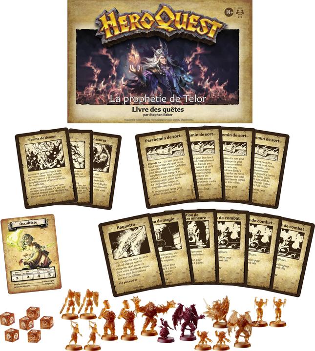 Image du produit Hasbro Gaming Pack Aventure HeroQuest La Prophétie de Telor, jeu de base HeroQuest requis (Français)