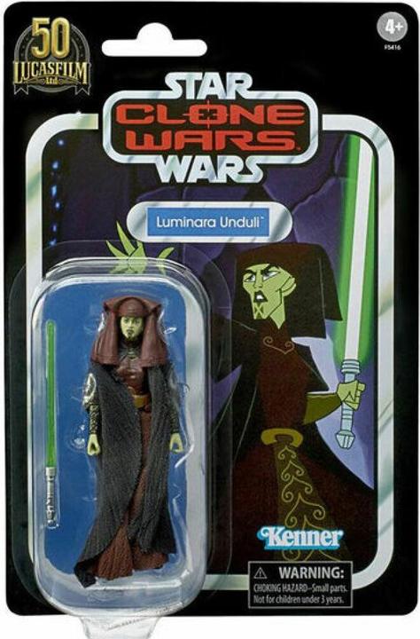 Produktbild Hasbro Star Wars Clone Wars The Vintage Collection Actionfigur Luminara Unduli VC215