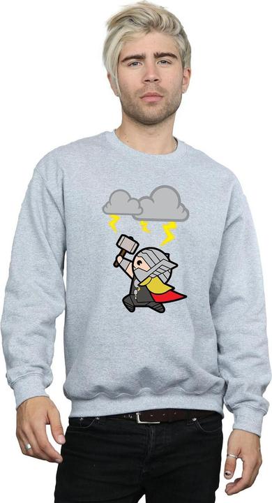 Image du produit - Sweat KAWAII THOR GOD OF THUNDER - Homme (3XL)