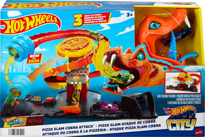 Actual product image Hot Wheels City Cobra Slam Pizza Attack