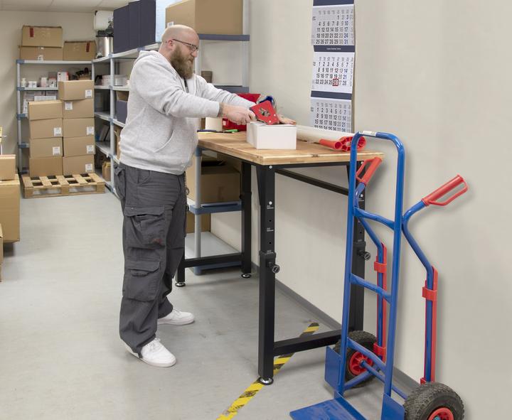Produktbild CarTech Werkbank höhenverstellbar FSC® SQS-COC-100130 (135 cm, 60 cm)