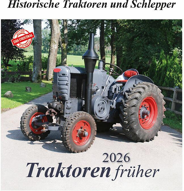 Actual product image Traktoren früher 2026 (29 x 32 cm, Hardcover, German)
