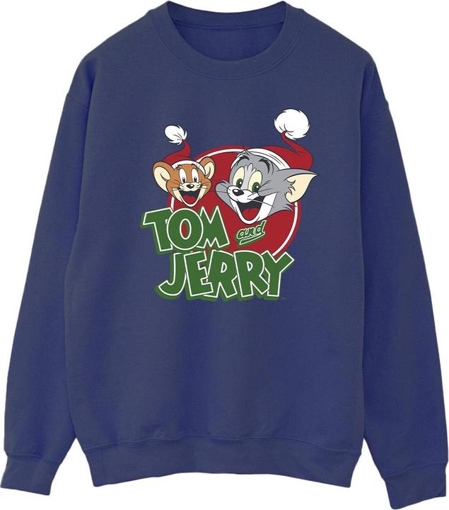 Immagine prodotto Tom & Jerry Christmas Hat Logo Felpa Uomo (XL)