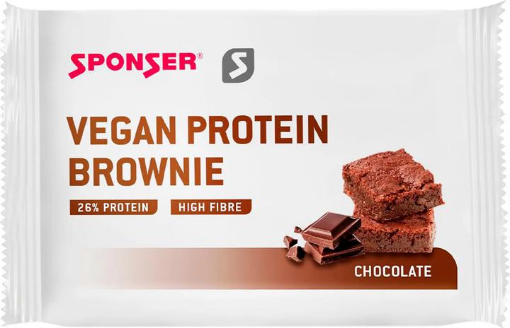 Produktbild Sponser Vegan Protein Brownie (Schoko, Chocolate, Schokolade, 12 Stk., 600 g)