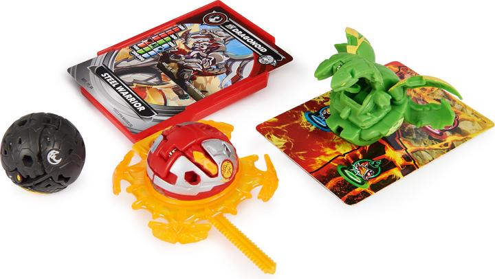 Produktbild Spin Master Bakugan 2023 Starter Pack mit 3 Bakugan (inkl. 1 Special Attack Dragonoid, 2 Core Balls (Nillious un