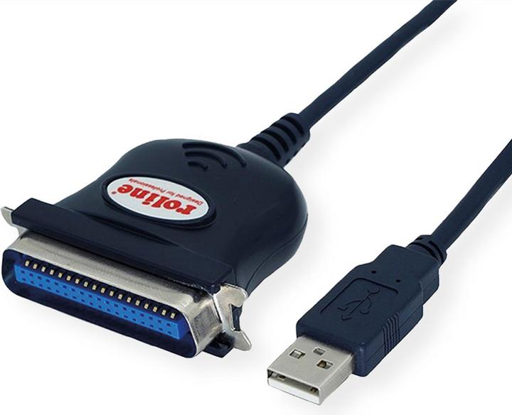 Produktbild Roline USB Konverter Kabel USB nach IEEE 1284 (1.80 m, Parallel (Drucker))
