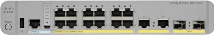 Actual product image Cisco Catalyst 3560-CX (12 Ports)