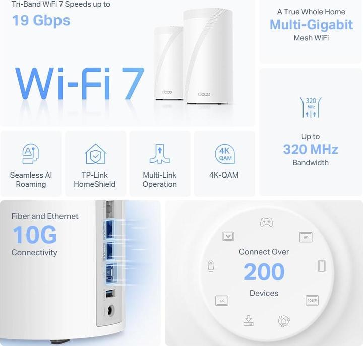 Immagine prodotto TP-Link Deco BE85 (confezione da 1)