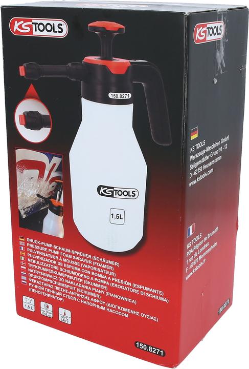 Produktbild KS Tools Druck-Pump-Schaum-Sprüher (Schäumer) (1.50 l)