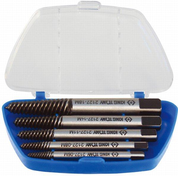 King Juego extractores de espárragos 5 extractores 5 adaptadores 10 guías (Zusätzliche Polsterung)