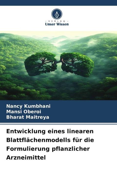 Immagine prodotto Entwicklung eines linearen Blattflächenmodells für die Formulierung pflanzlicher Arzneimittel (Tedesco, Bharat Maitreya, Nancy Kumbhani, Mansi Oberoi, 2023)