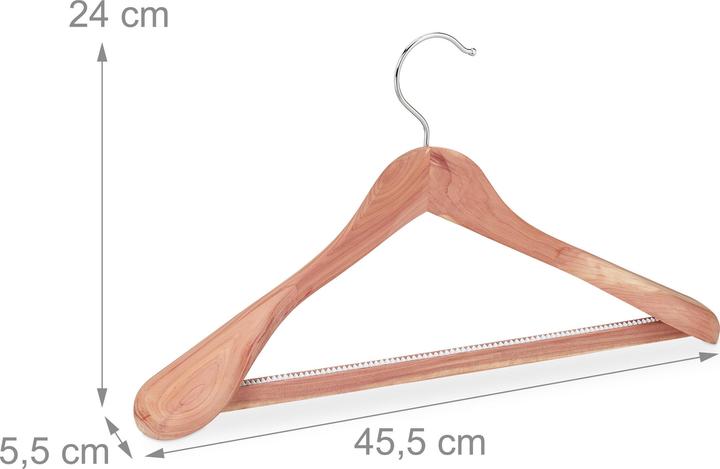 Actual product image Relaxdays 8x suit hangers (8 x)