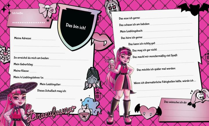 Immagine prodotto Monster High: Mein Freundebuch (Tedesco, 2024)