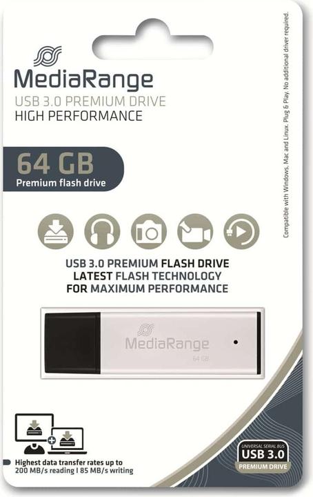 Produktbild MediaRange USB-Stick (64 GB, USB 3.0)