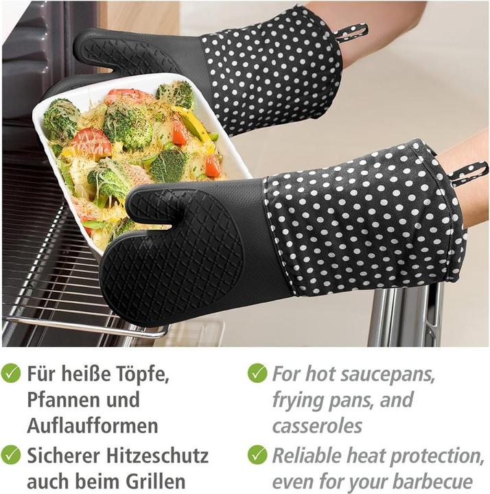 Image du produit Wenko gants de cuisine (Silicone, 60% coton, 40% polyester)