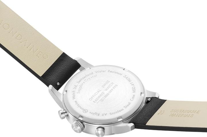 Actual product image Mondaine Neo Vegan (Chronograph, 41 mm)
