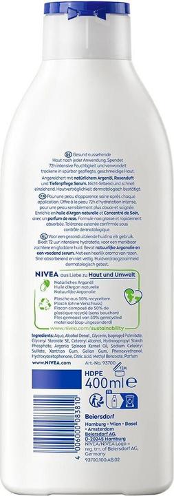 Image du produit NIVEA Body Lotio Rosenblue Pfle Fl 400ml (Lotion pour le corps, 400 ml)