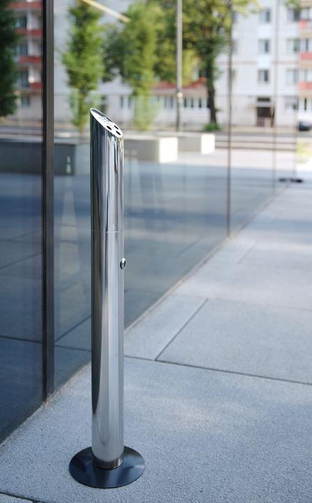 Immagine prodotto Hendi Piedistallo posacenere a colonna modello acciaio inox 170x920 m