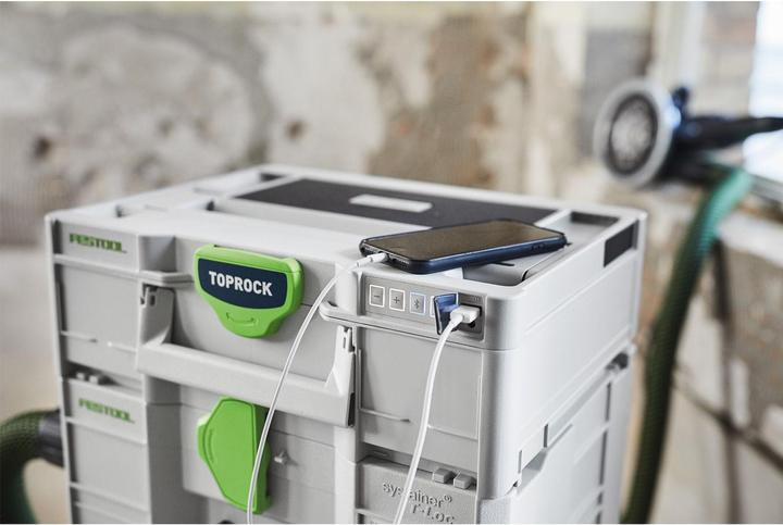 Image du produit Festool Systainer avec enceinte Bluetooth® intégrée SYS3 BT20 M 137 (Fonctionnement sur secteur)
