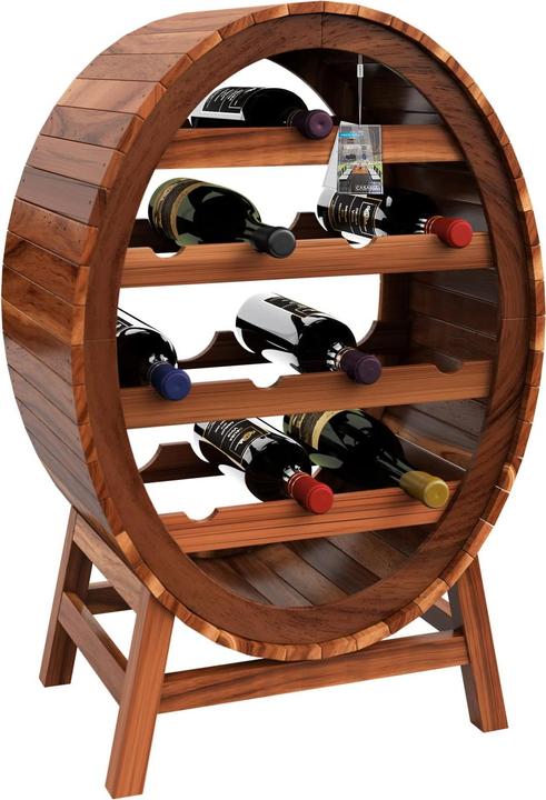 Image du produit Casaria Casier à vin en bois (90 x 50 x 30 cm)