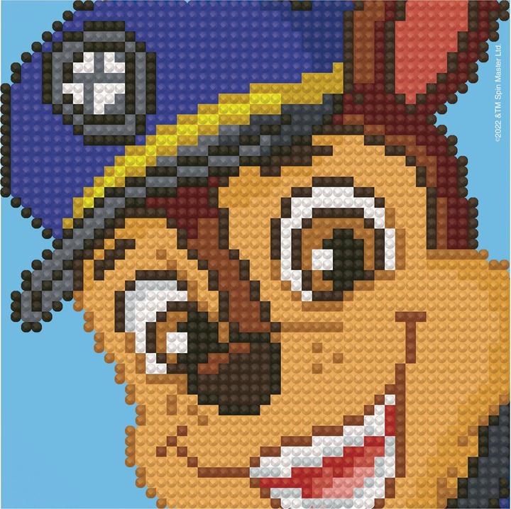 Actual product image Diamond Dotz DOTZIES® Original Diamond Painting Set Paw Patrol with 6 motifs: 3 pictures 15x15cm, 3 stickers /