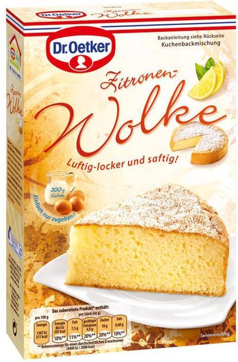 Dr. Oetker Zitrone-Wolke Kuchen (430 g)