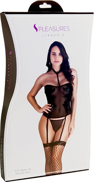 Image du produit S Pleasures Set Bustier Floral (Taille unique)