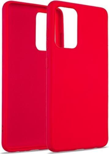 Actual product image Beline Silicone case Samsung M52 czerwonyred (Samsung Galaxy M52)