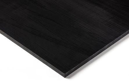 Rs Pro PA Kunststoffplatte, Schwarz, 20mm x 500mm (1 Stk.)