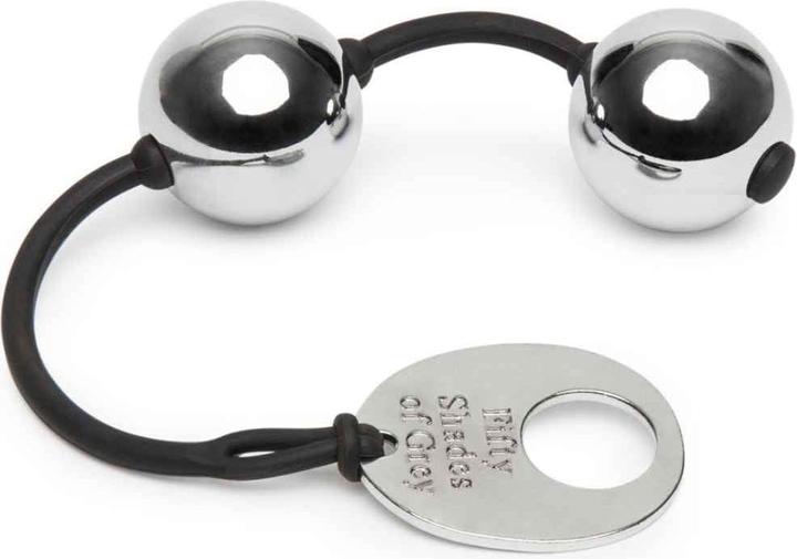 Actual product image Fifty Shades of Grey Inner Goddess Silver Pleasure Balls
