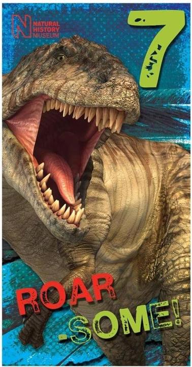 Produktbild Dinosaurier 7. Geburtstag Grusskarte