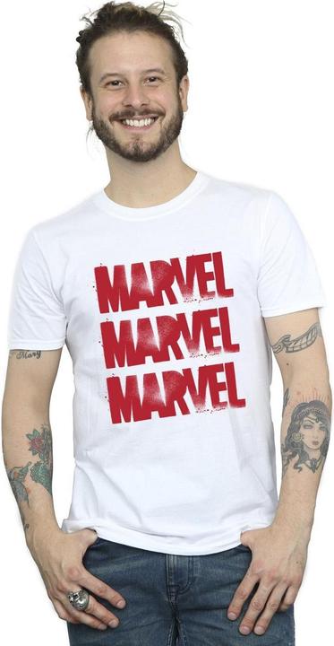 Image du produit - T-shirt RED SPRAY LOGOS - Homme (XXL)