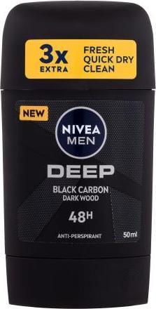 NIVEA Deep Black Carbon Dark Wood (Stick, 50 ml)
