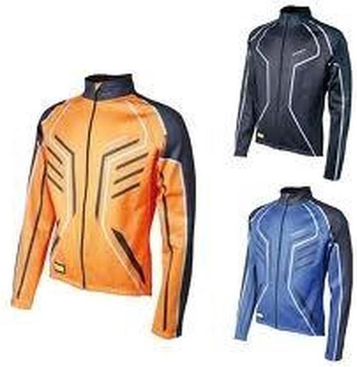 Produktbild Shimano Windflex Jacke bedruckt Fahrrad Windjack Orangenmänner (S)