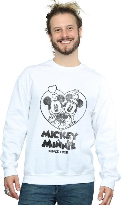 Immagine prodotto Disney Mickey And Minnie Mouse Since 1928 Felpa Uomo (XXL)