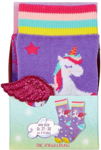 Produktbild Die Spiegelburg Socken mit Flgeln Einhorn-Paradies (27 - 30)