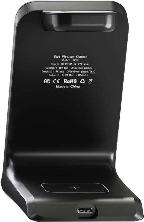 Image du produit Goobay Chargeur sans fil pour 3 appareils / 15W (15 W)