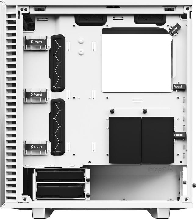 Actual product image Fractal Define 7 Compact White TG (ATX, mATX, Mini-ITX)